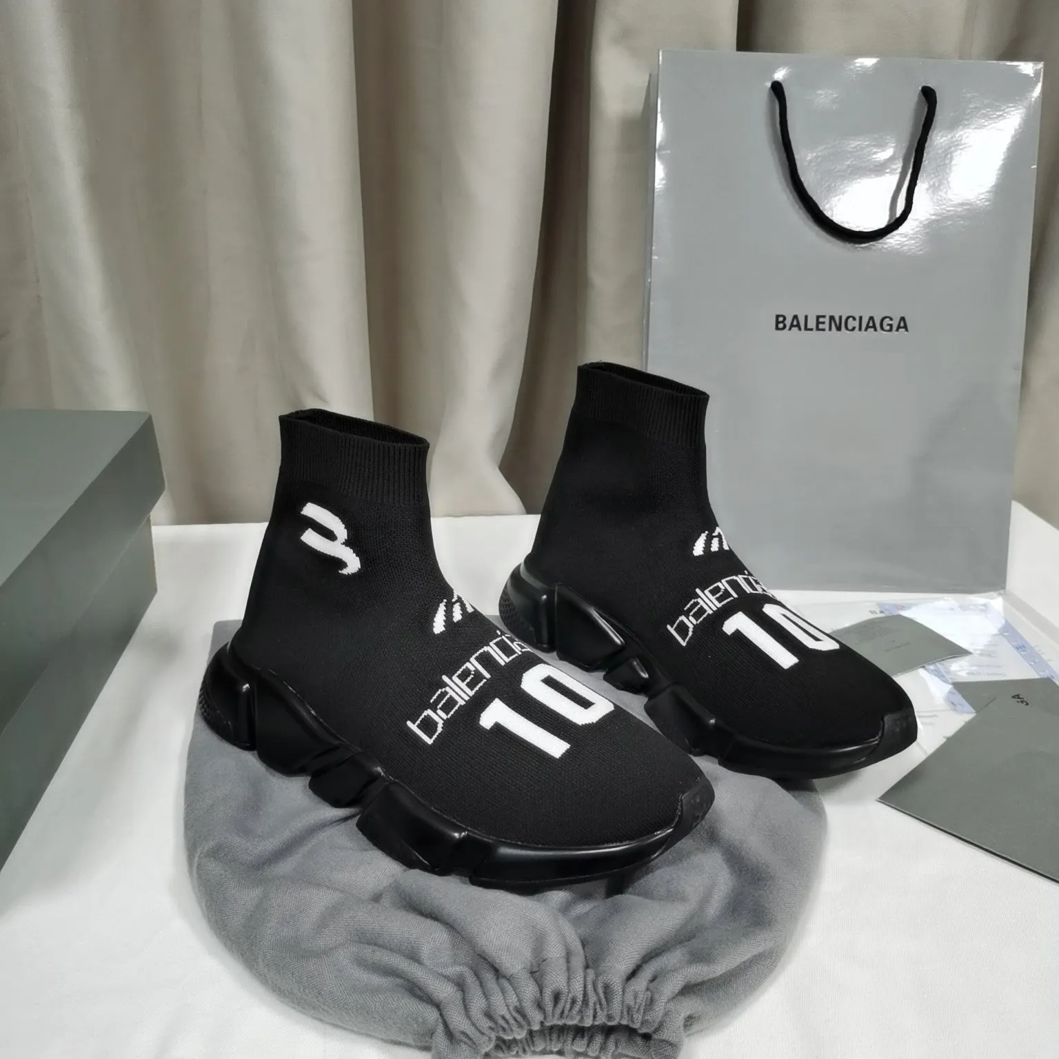 CE - Bla Speed Recycled Knit Sneakers Black