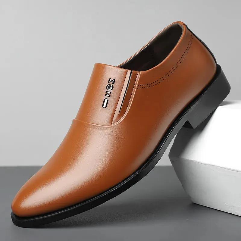 New Men's Business Formal Leather Shoes