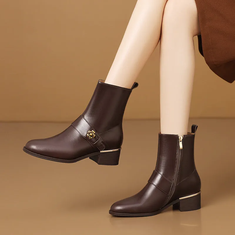 Opulessa Vintage Elegance Work Boots